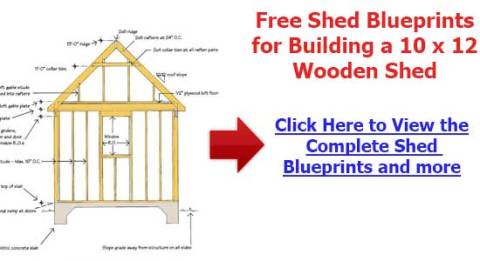8X10 Shed Plans for Free