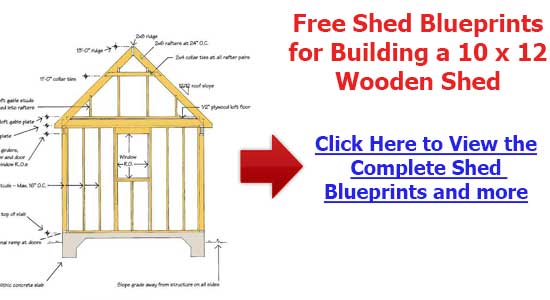 Free 10 X 12 Shed Plans